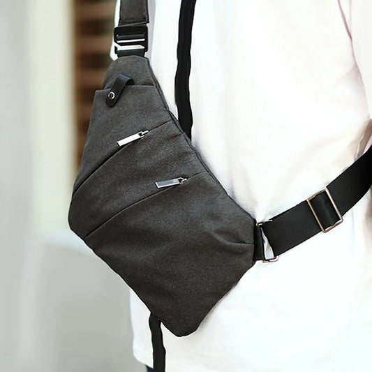 Travel Hiking Chest Bag Daypack Adjustable Strap Thin Lightweight Soulder Bag for Travel Sports Camping Hiking Peaceful Pleasures Health and Wellness