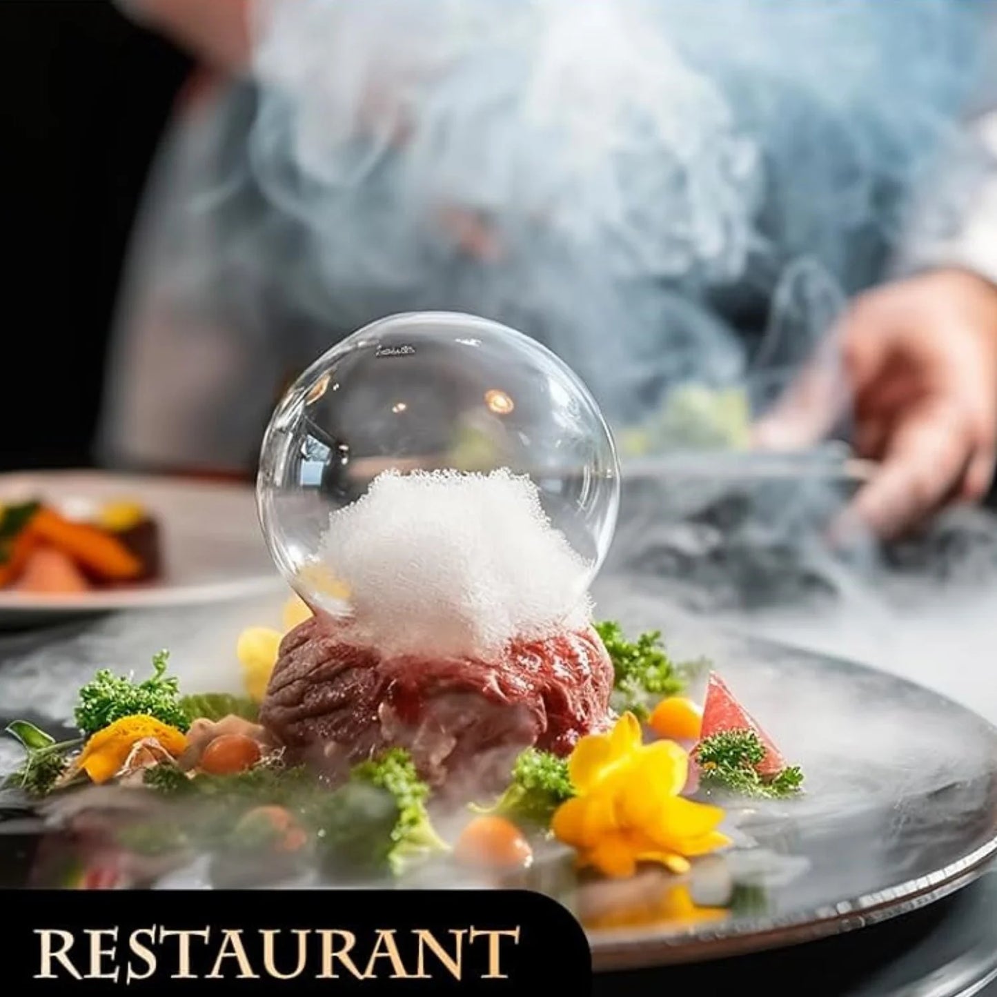 Cocktail Bubble Smoke Gun Add Visual Effect to Drinks & Food Rechargeable Power for Home Bars Parties & Gifts No Smoke Flavours Peaceful Pleasures Health and Wellness