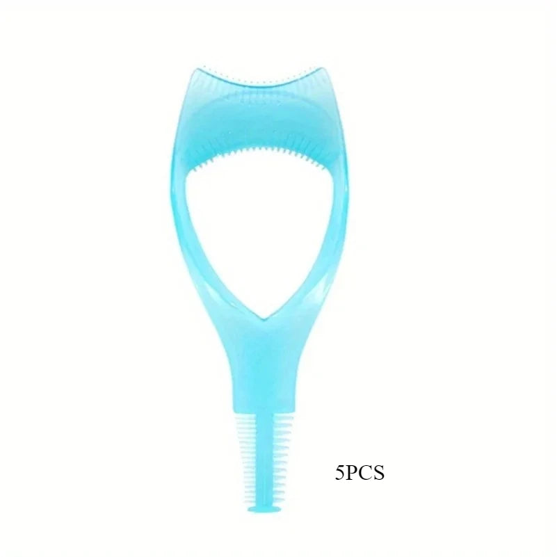 3-in-1 Mascara Guide & Eyelash Applicator Brush | Curl & Define