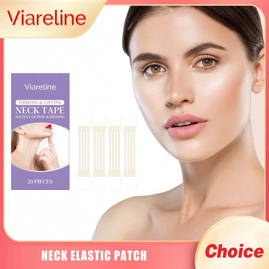VIARELINE Neck Tightening Patch – Firm & Smooth Neck (20pcs) Neck Firming Patch Oasis Select