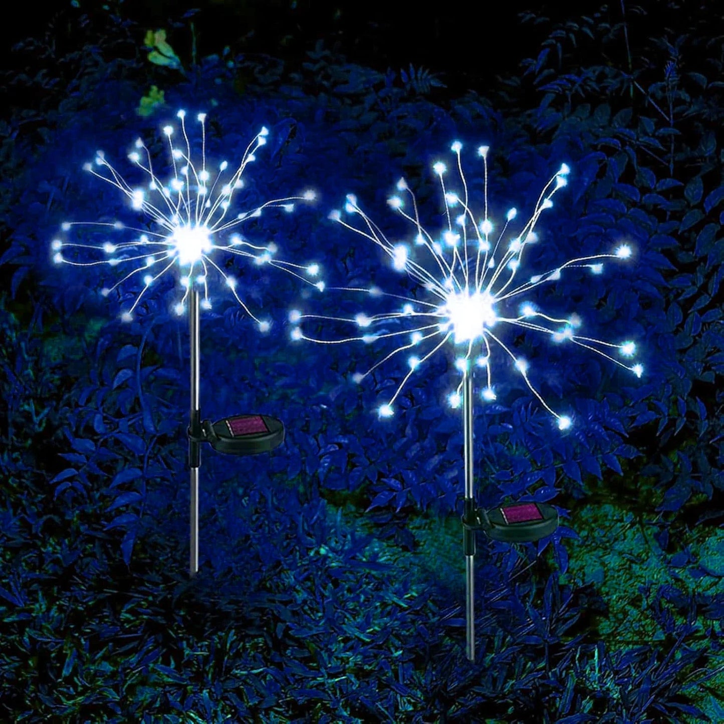 Solar Firework Pathway Lights – IP65 Waterproof LED Garden Stakes