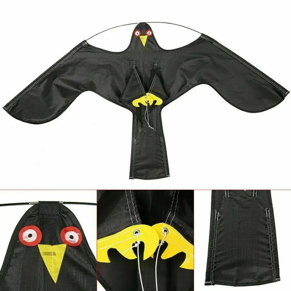 Emulation Flying Hawk Kite Bird Scarer Drive Bird Kite Bird Repellent for Garden Scarecrow Yard Kite scaring device Peaceful Pleasures Health and Wellness