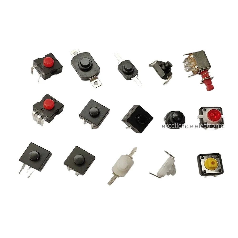 72PCS/box Switch Push Button Click Clicky On Off Switch 1212 1813 for LED Flashlight Torch Headlamp Lantern Light DIY Parts Peaceful Pleasures Health and Wellness