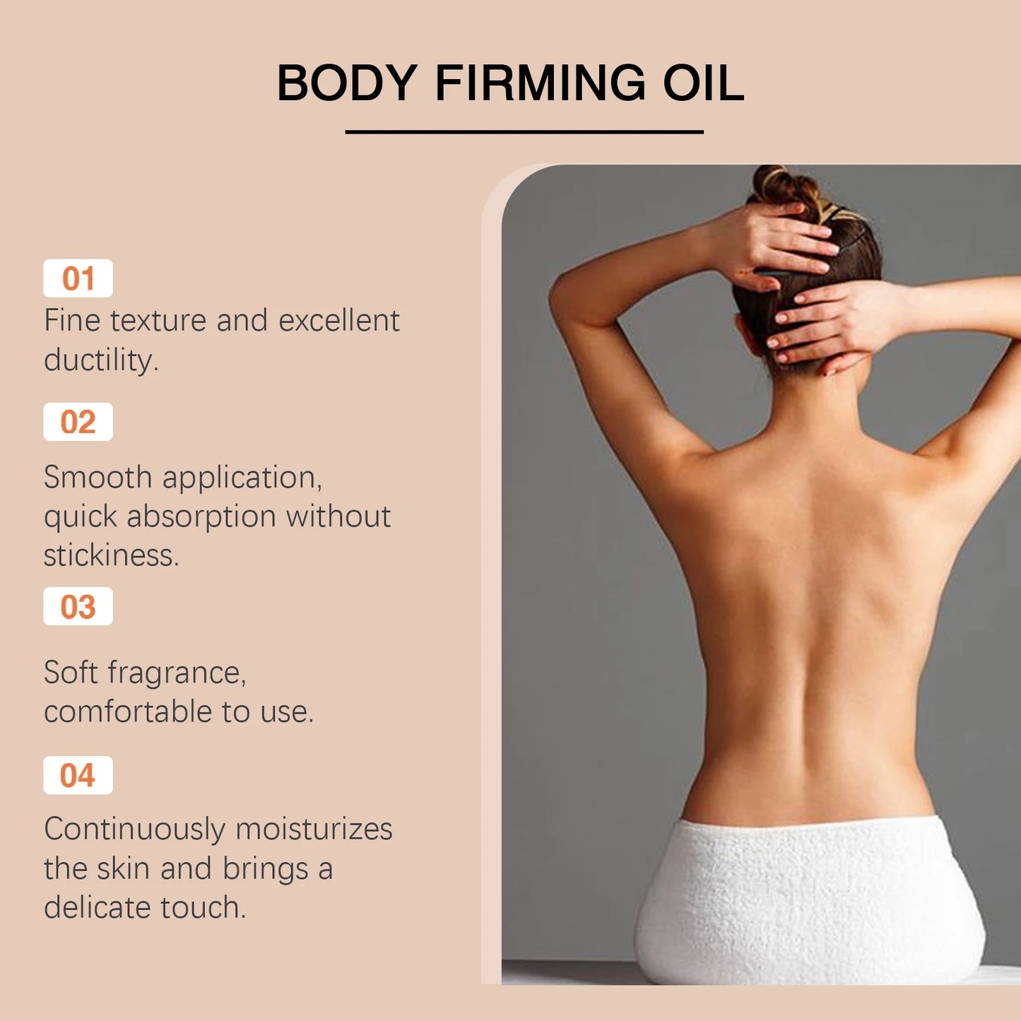 Anti-Cellulite Firming Body Oil – Skin Tightening & Hydration