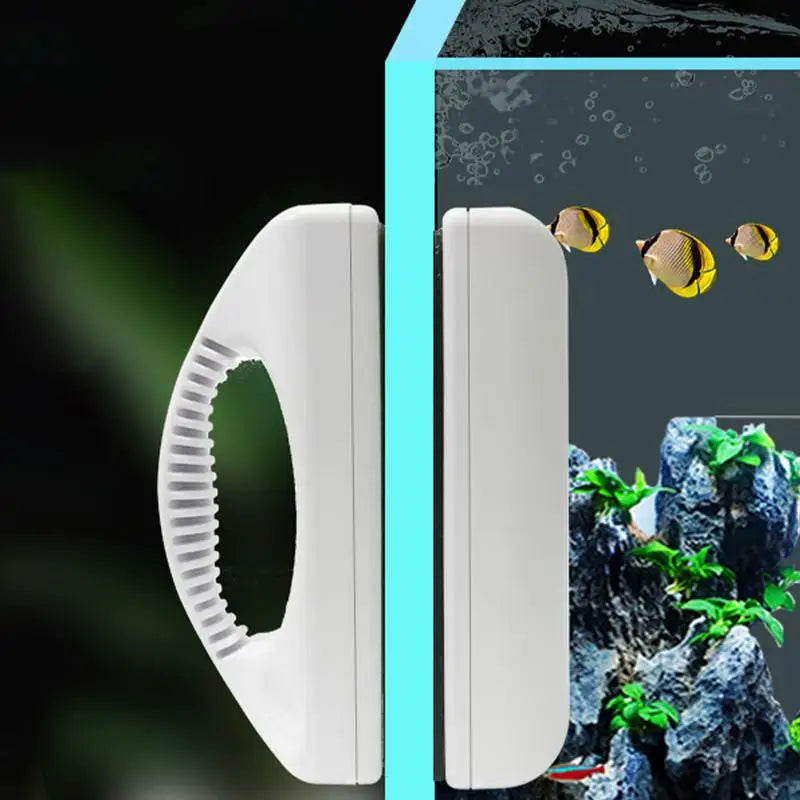 Aquarium Magnetic Brush | Algae Scrubber & Tank Glass Cleaner Aquarium Cleaning Tool Peaceful Pleasures Health and Wellness