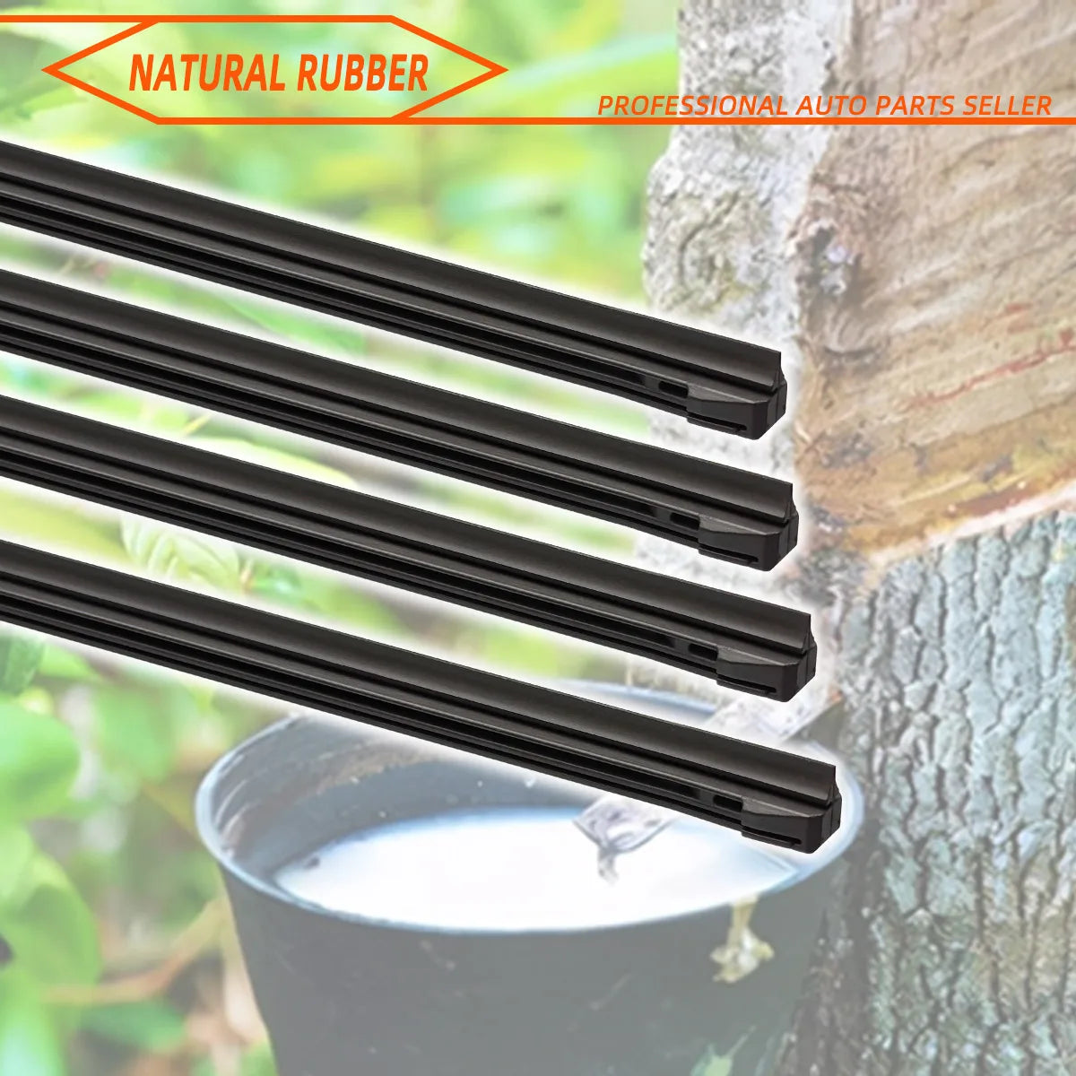 Rubber Windshield Wiper Blade Refill Strips | Car Truck SUV Peaceful Pleasures Health and Wellness