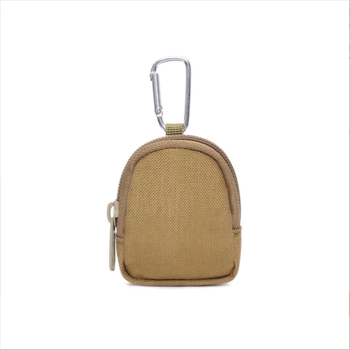 Tactical Key Wallet & Coin Pouch – Compact EDC Polyester Bag Key Wallet Pouch Peaceful Pleasures Health and Wellness Champagne
