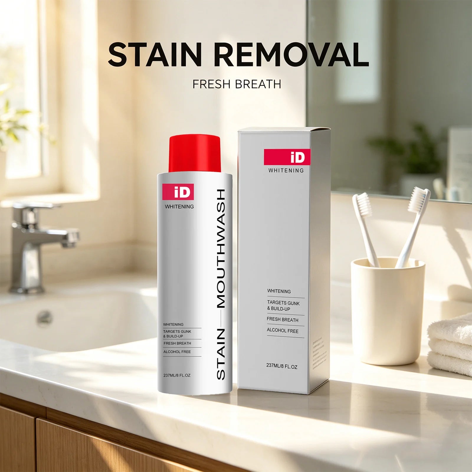 Whitening &cleaning Mouthwash Remove Food Residue Reduce Dental Plaque Eliminate Odors Freshing Breath Daily Teeth Care Solution Peaceful Pleasures Health and Wellness