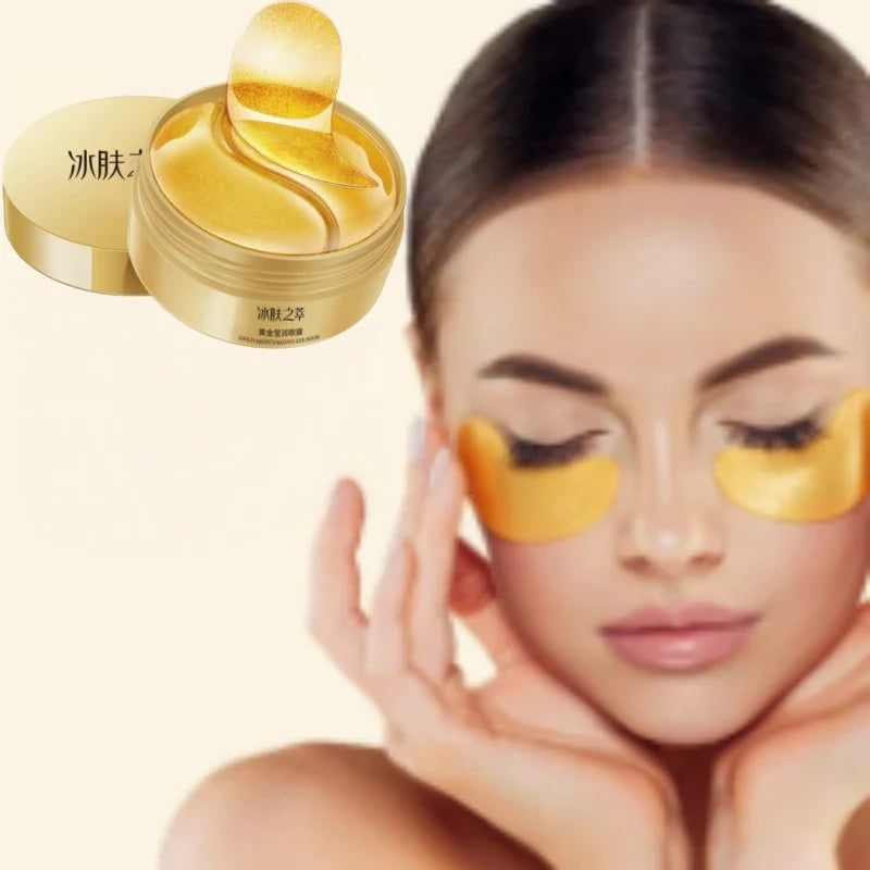 Gold Collagen Eye Patches 60pc – Hydrating Under-Eye Masks