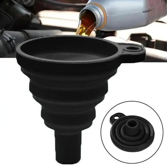 Foldable Silicone Car Funnel – Oil, Petrol & Fluid Transfer Silicone Car Funnel Oasis Select Default Title