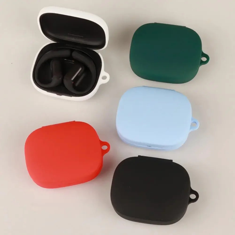 Silicone Protective Case for SHOKZ OpenFit Pro T010 Wireless Headphone Protector Case Cover Shell Housing Anti-dust Sleeve Peaceful Pleasures Health and Wellness