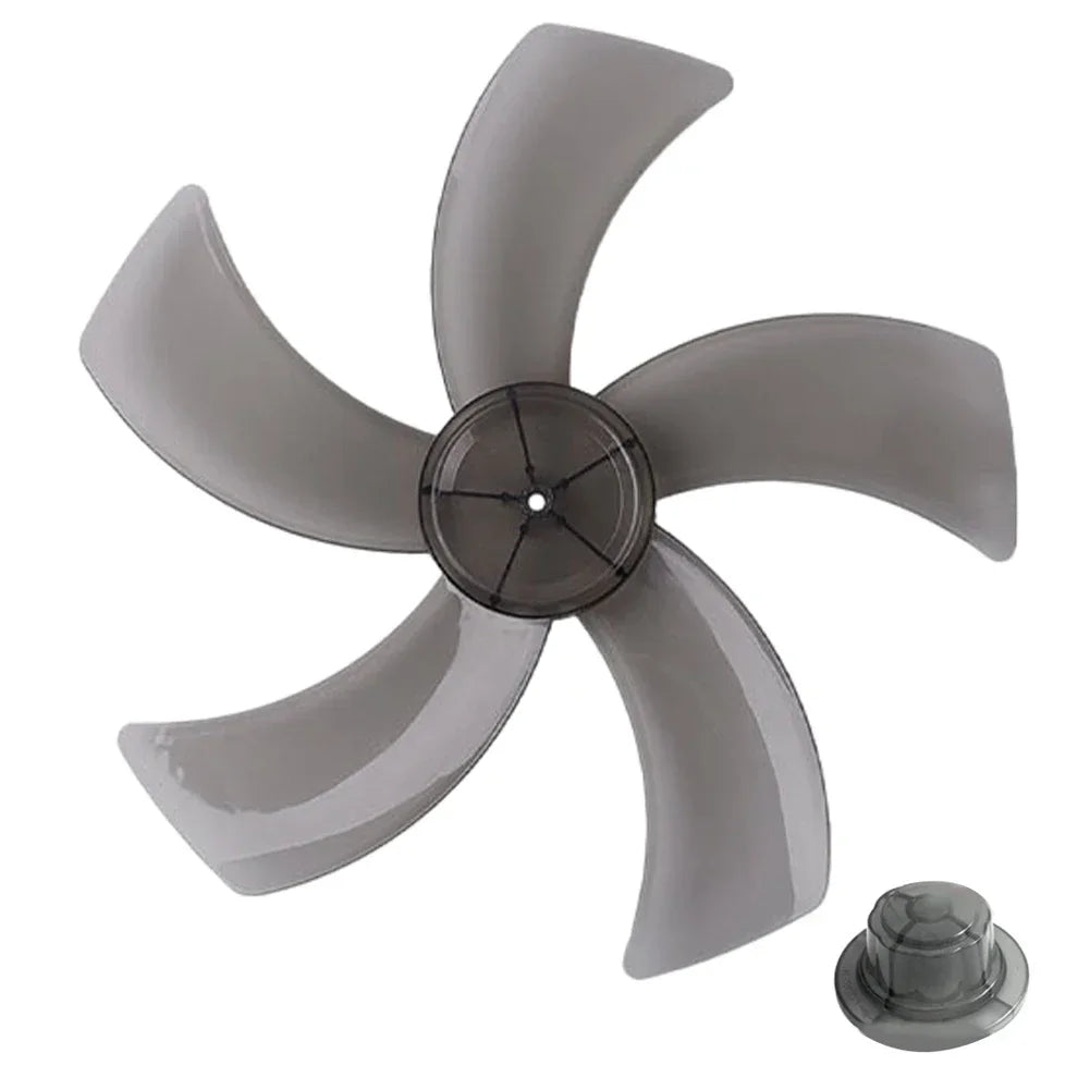 Household Plastic Fan Blade Five Leaves Nut Cover Pedestal Desk
