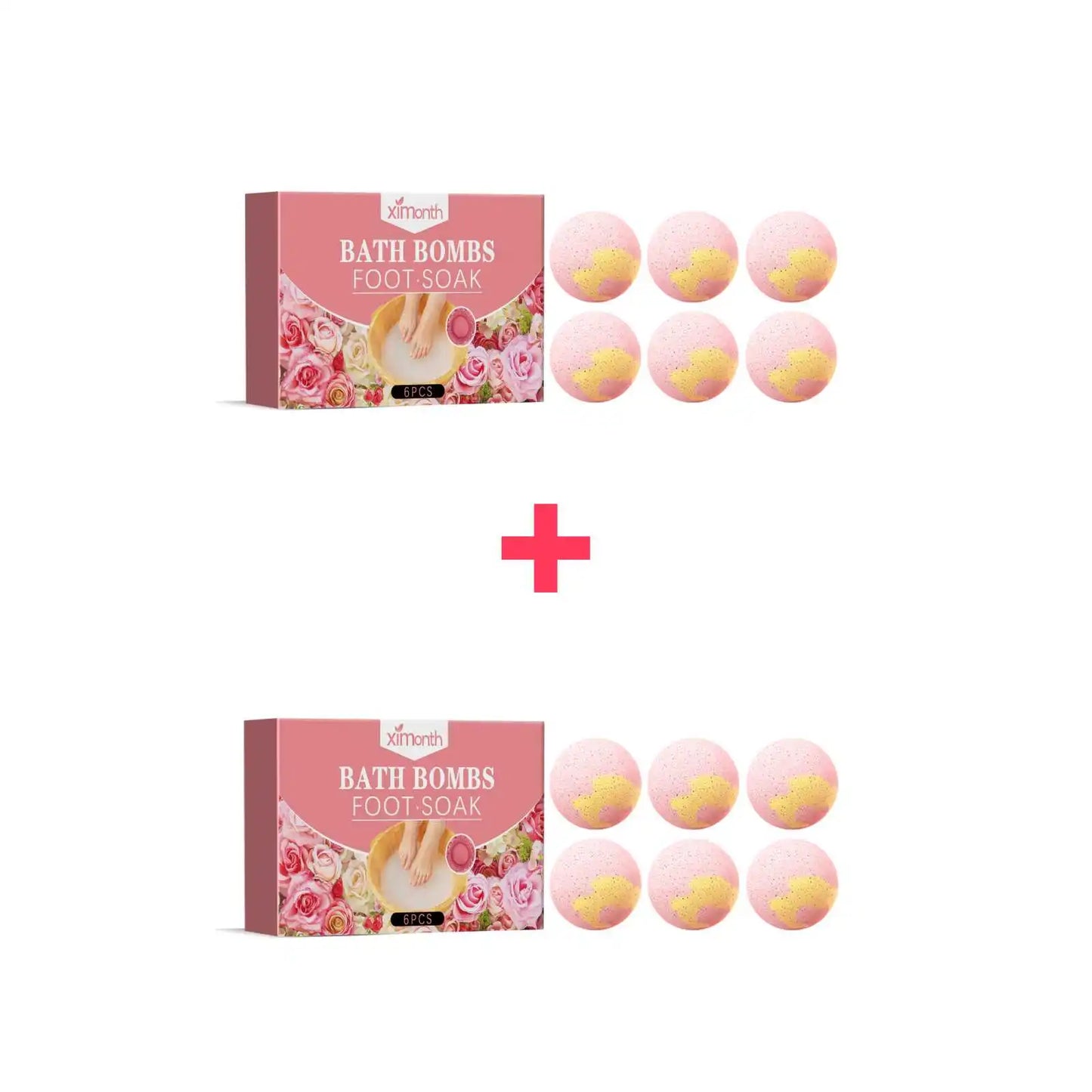 Lavender Foot Bath Bombs | Sea Salt & Essential Oils – 6/12 Pack