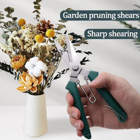 190mm Bonsai Pruning Scissors | Stainless Steel Garden Cutter Bonsai Pruning Scissors Peaceful Pleasures Health and Wellness