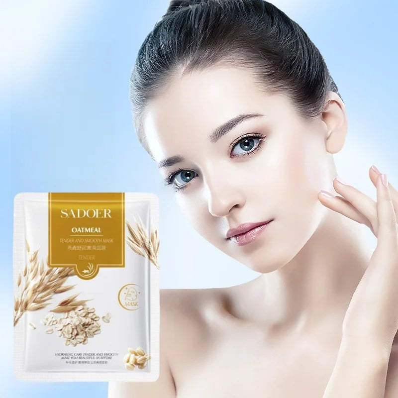 Oatmeal Face Mask – Glycerin & Hyaluronate Deep Hydration