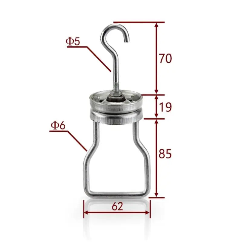 Heavy Duty Steel Rotating Swivel Hooks – Powder Coating & Blasting