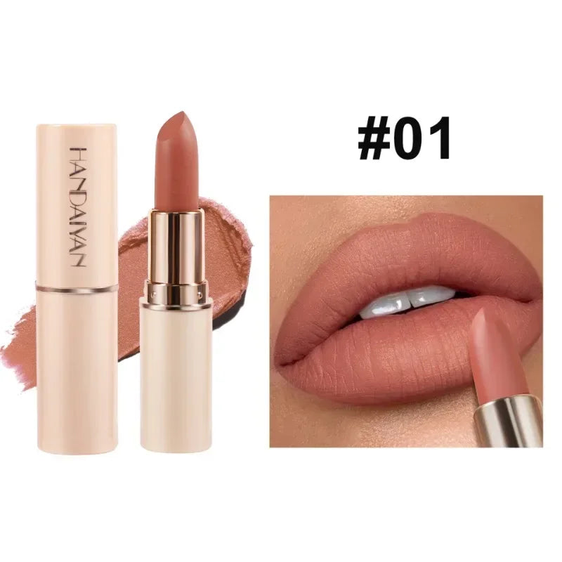 Handaiyan Velvet Matte Lipstick – 8 Shades, Waterproof