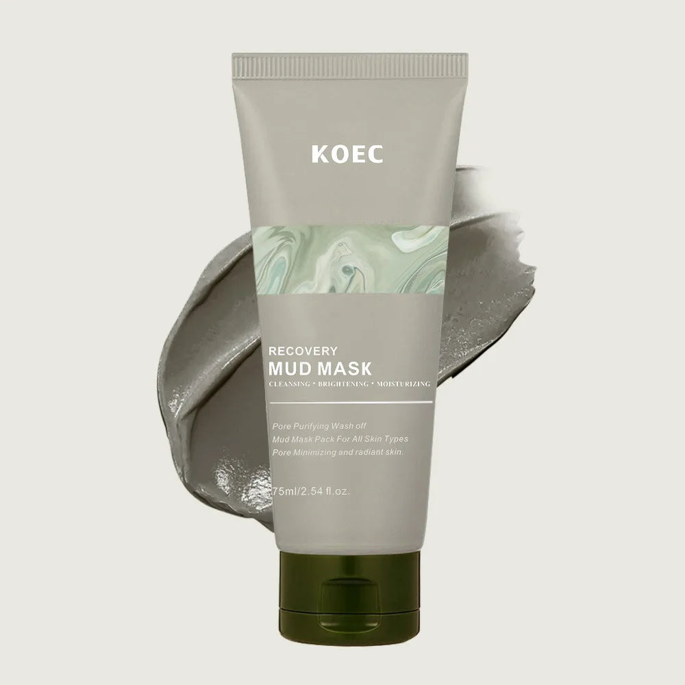 Repair volcanic mud-applied facial mask, cleansing and moisturizing mud-mask, suitable for the face and body, narrows pores and Peaceful Pleasures Health and Wellness