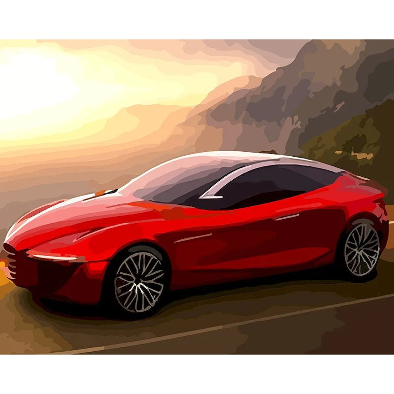 Modern Car Canvas Wall Art Poster | Bedroom & Living Room Decor