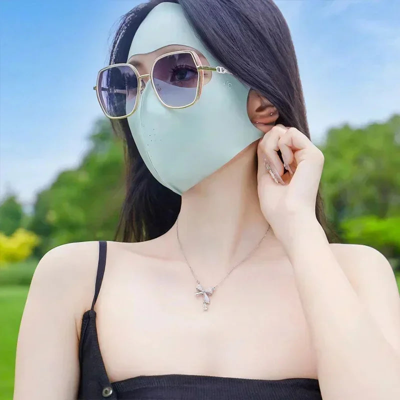 UV Full Face Mask – Breathable Sun Protection for Cycling & Travel