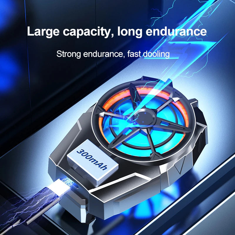 Mobile Phone Cooler Phone Gaming Rechargeable Portable Fan For Phone Cooler For Games Cooler Black Shark Cellphone Accessories Peaceful Pleasures Health and Wellness