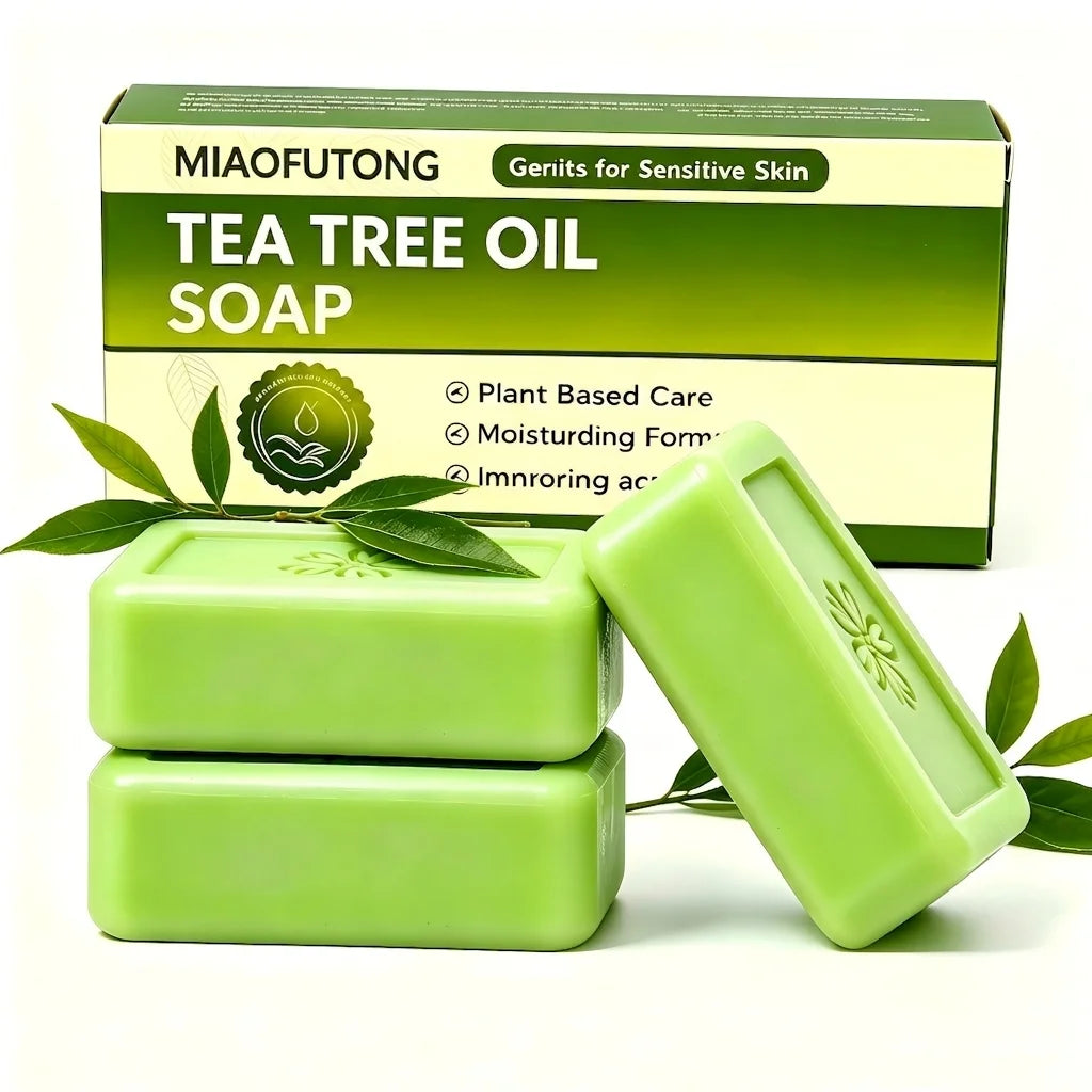 Tea Tree Oil Handmade Soap Bar – Deep Cleansing & Moisturizing