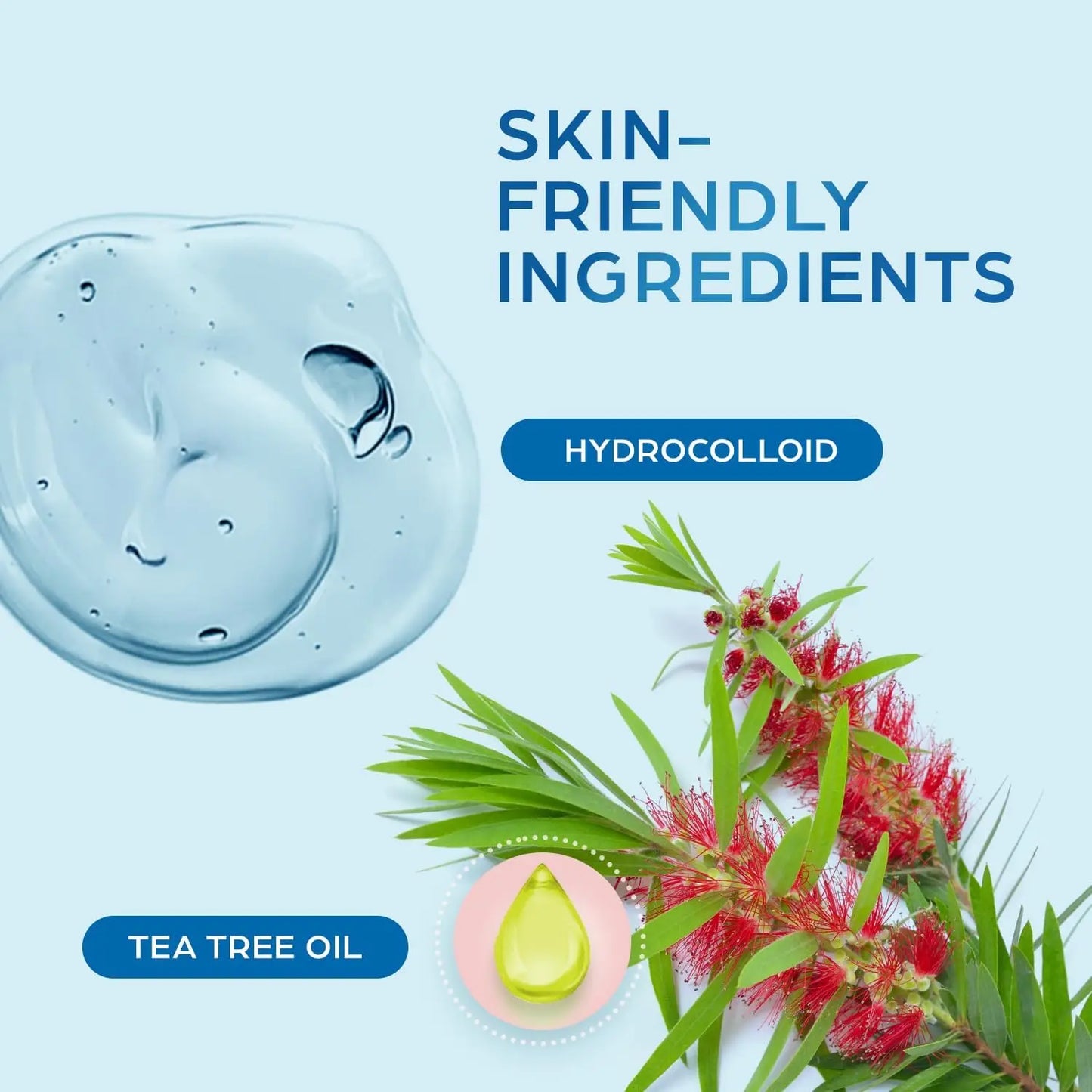 Invisible Waterproof Hydrocolloid Acne Patches – All Skin Types