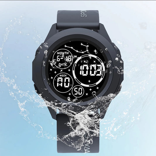 Men's Digital Sport Watch – Shockproof & 50m Waterproof Digital Sport Watch Peaceful Pleasures Health and Wellness