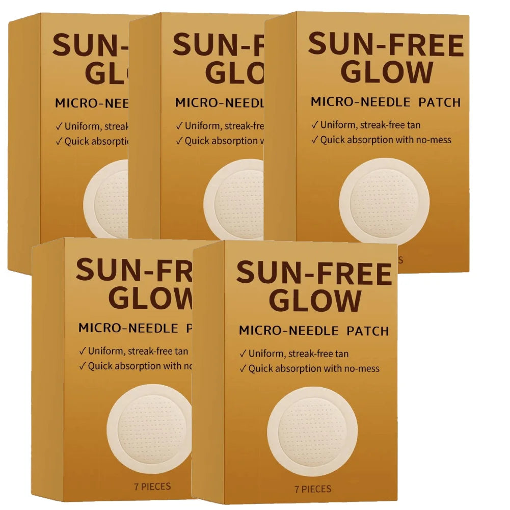 7PCS Sunless Patches Quickly Achieve a Natural Tanning Effect Safe Non-irritating Eliminating Uneven Color Body Care for Women Peaceful Pleasures Health and Wellness D