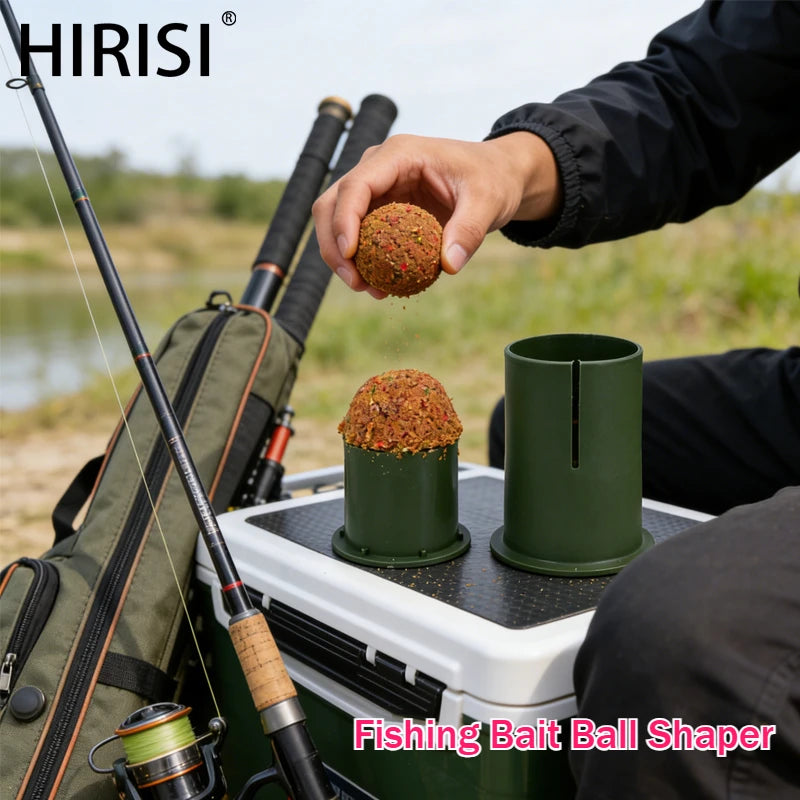 HIRISI 40mm Carp Bait Ball Maker Mold, Boilies Method Feeder Shaping Tool, Essential Carp Fishing Tackle Accessories Peaceful Pleasures Health and Wellness