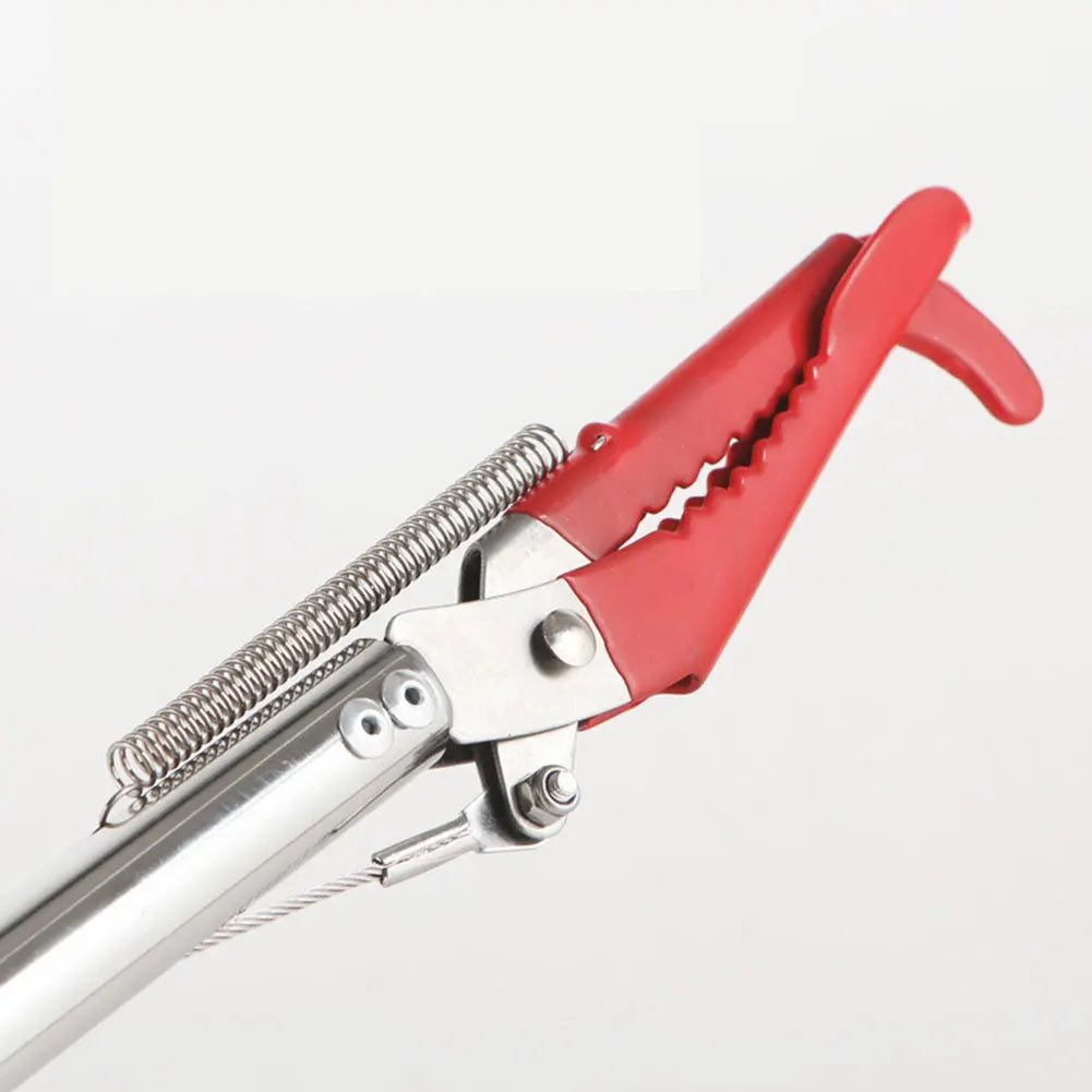 1.5m Foldable Snake Tongs – Stainless Steel Reptile Grabber