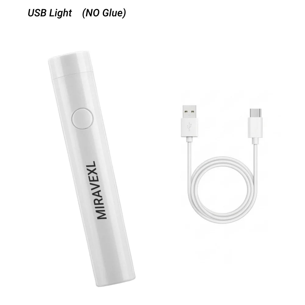 Upgraded UV Resin Kit with USB Light Fast Curing Clear UV Glue Flashlight Welding Seconds Bonding Glass Jewelry Repair Peaceful Pleasures Health and Wellness UV Light Tool