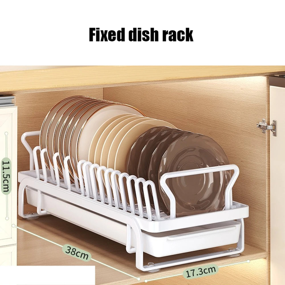 Carbon Steel Dish Drainer Rack | Kitchen Countertop Organizer