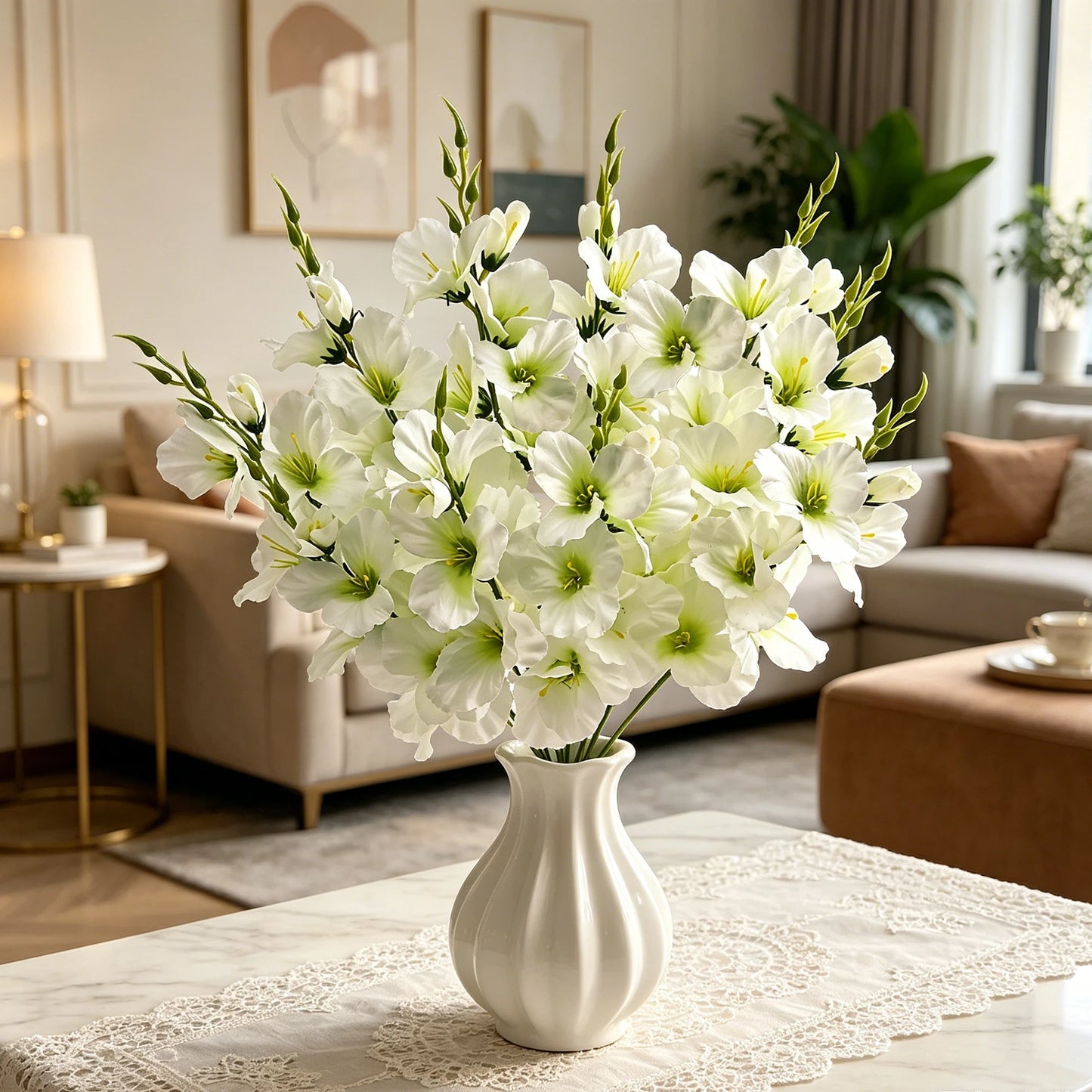 Artificial Silk Moth Orchid Flowers 5/10pcs – Wedding & Home Decor
