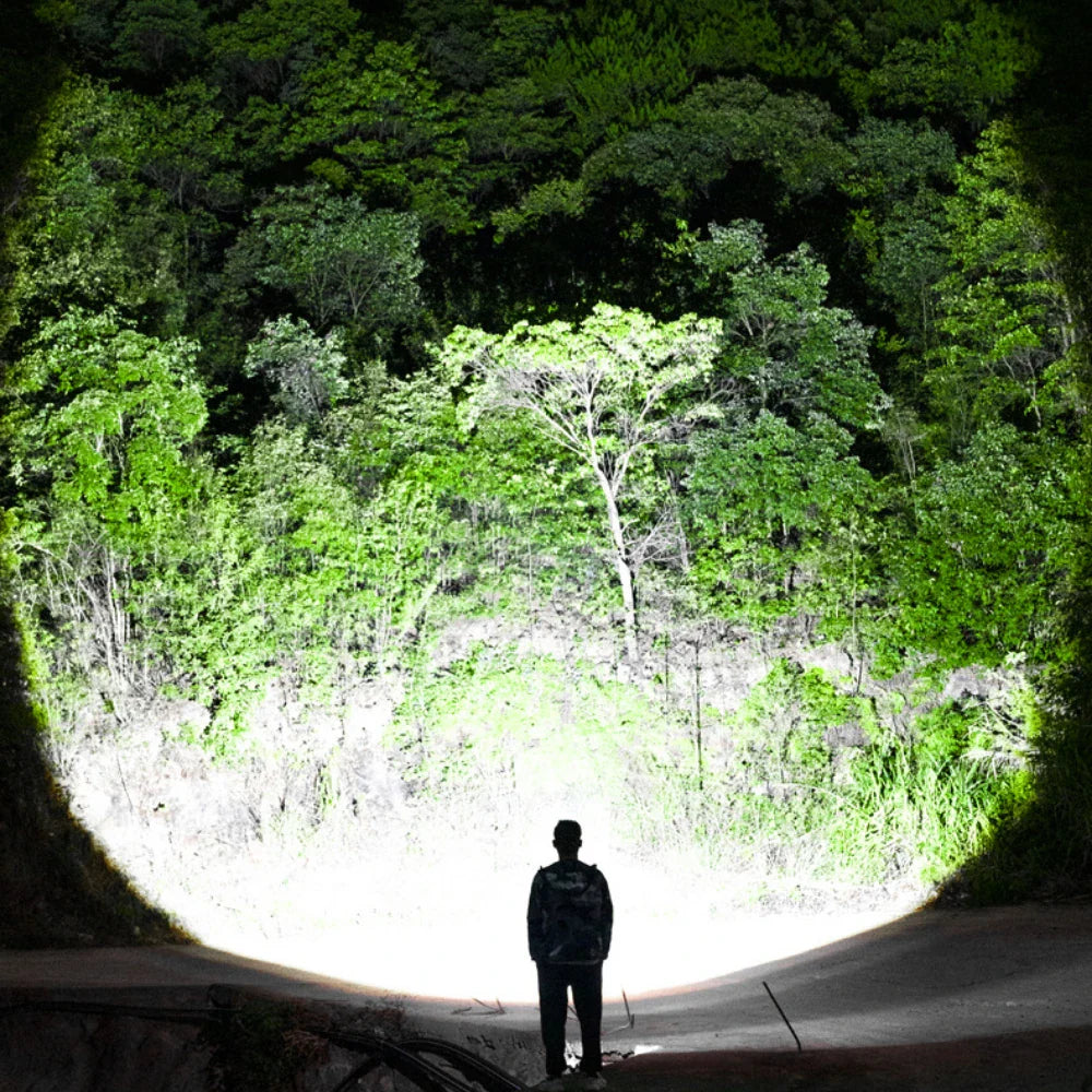 POCKETMAN 30W LED Rechargeable Headlamp | Zoom & Sensor