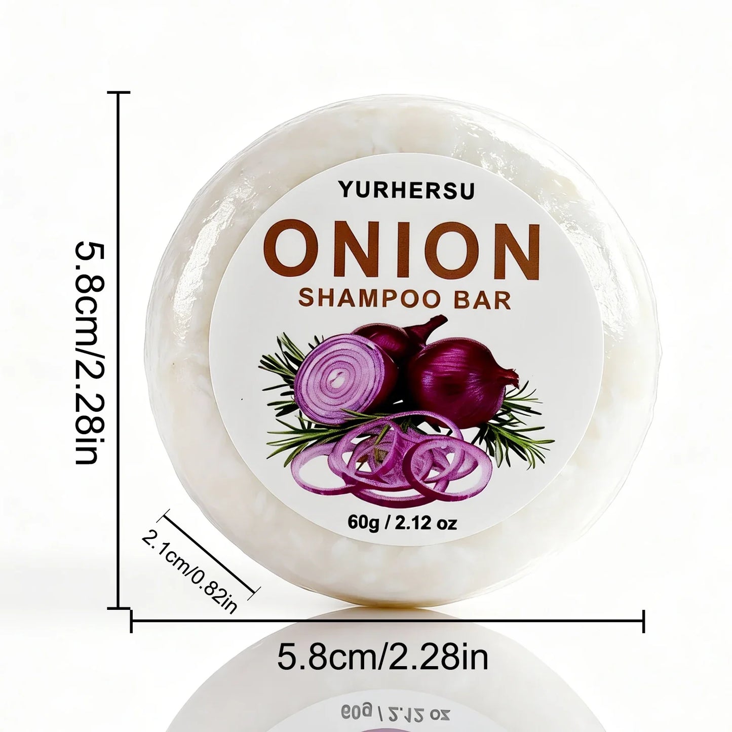 Vegan Onion Shampoo Bar – Oil Control, Frizz & Scalp Care