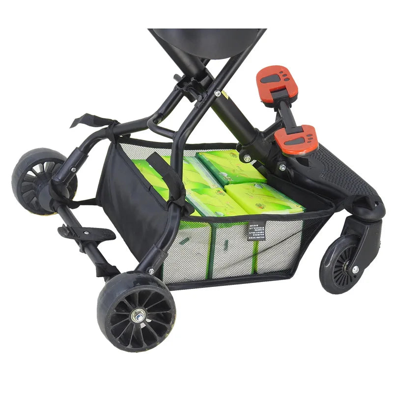 Portable Baby Stroller Basket Newborn Stroller Hanging Basket Infant Stroller Accessories Pram Bottom Basket Organizer Bag Peaceful Pleasures Health and Wellness