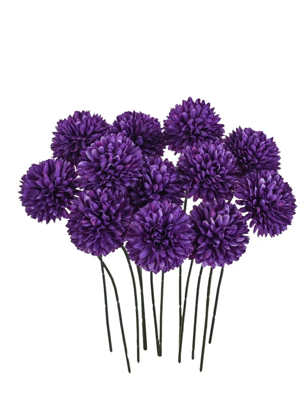 Artificial Silk Dandelion & Hydrangea Flowers – 10/20 Pcs