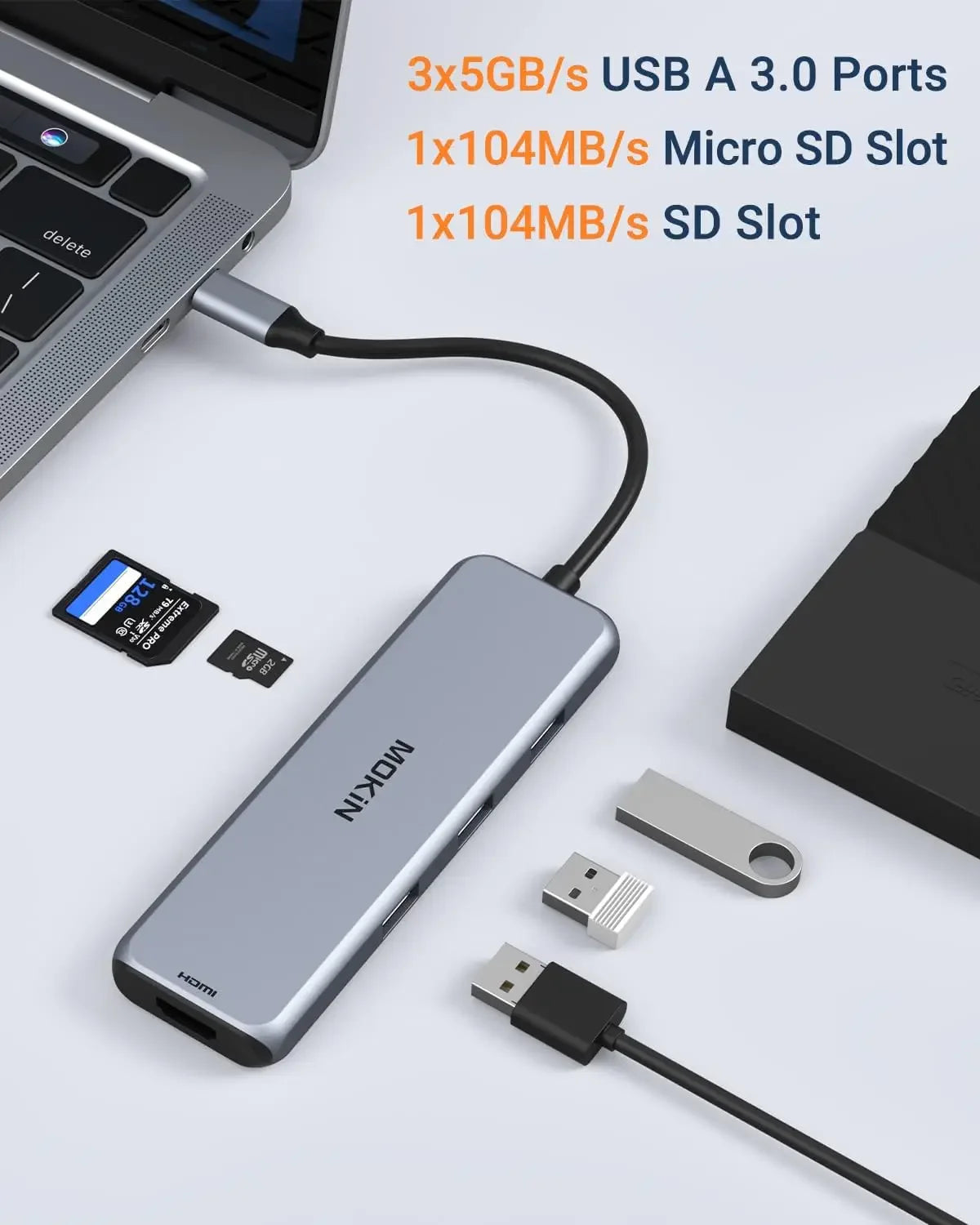 9-in-1 USB-C Docking Station with Dual DisplayPort, HDMI, 3 USB 3.0 Ports, SD/MicroSD Reader & PD Charging for Laptops Peaceful Pleasures Health and Wellness