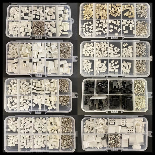 1Box JST SH1.0/1.25mm/PH 2.0/SM/SYP/XH 2.54mm/KF2510/VH 3.96mm Pitch Terminal Kit Male Female Housing Pin Header JST Connector Peaceful Pleasures Health and Wellness