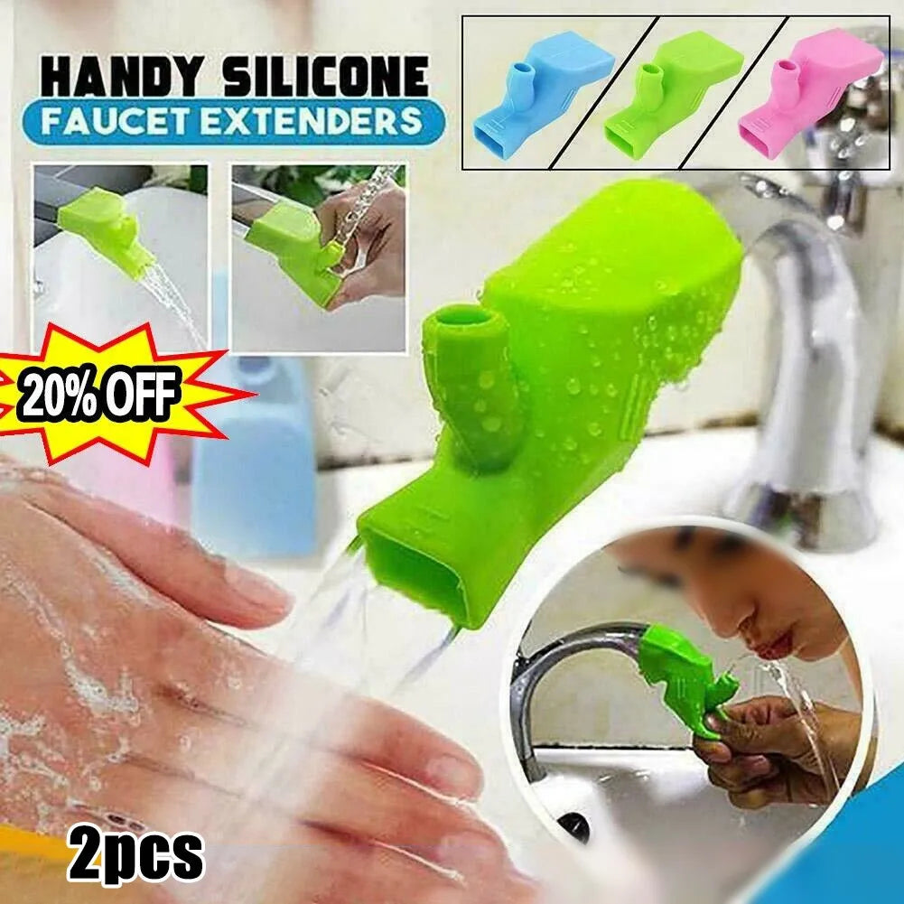 Silicone Faucet Extender Water Saving Extension Tap Filter Nozzle