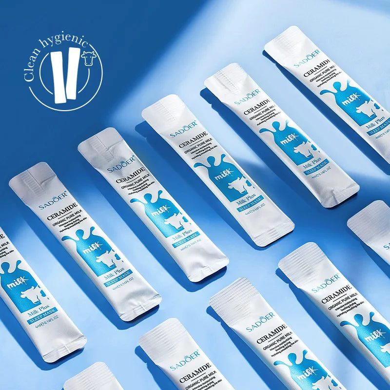 SADOER Milk Sleeping Face Mask 30pc – Hydrating & Anti-Wrinkle