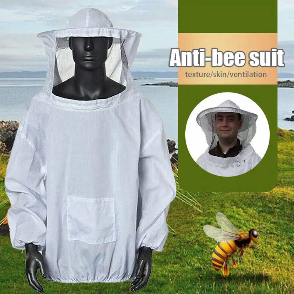 Beekeeping Jacket with Veil Hat – Breathable Beekeeper Suit