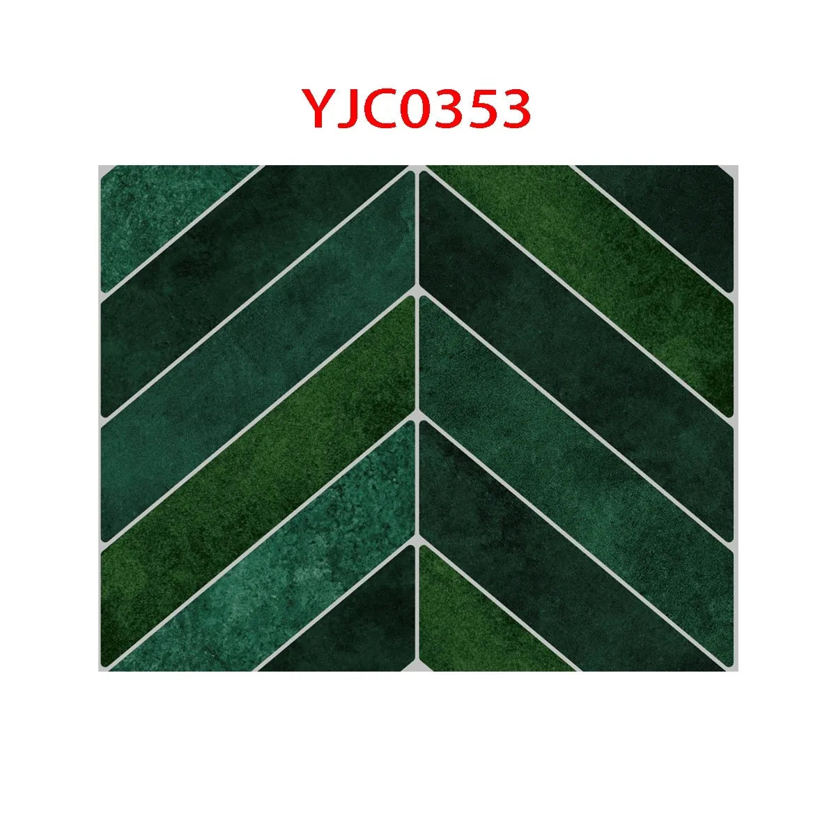 3D self-adhesive wall stickers, waterproof and easy to clean, suitable for kitchen, bathroom, living room, dining room, etc. Peaceful Pleasures Health and Wellness YIC0353 10pcs
