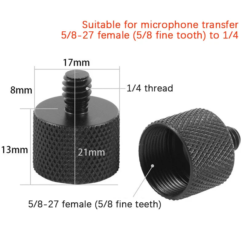Camera Screw Adapter 5/8 to 3/8 to 1/4" | Tripod & Monopod Mount
