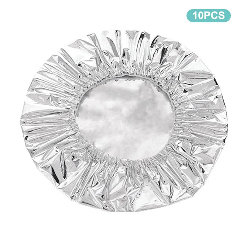 Reusable Aluminum Foil Food Covers – Heat Retention Lids 10/50Pc