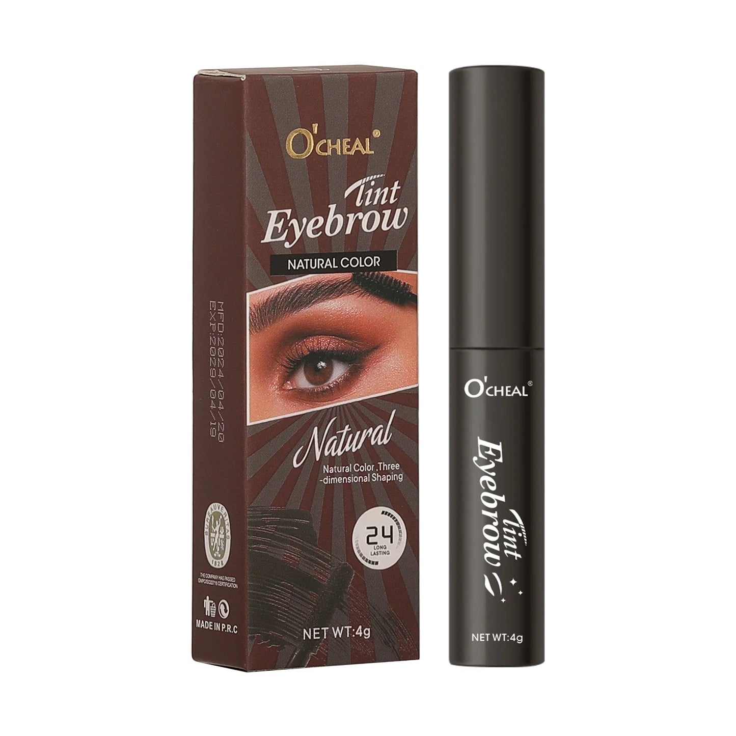 O'Cheal Eyebrow Gel – 4 Colors, Waterproof & Long-Lasting