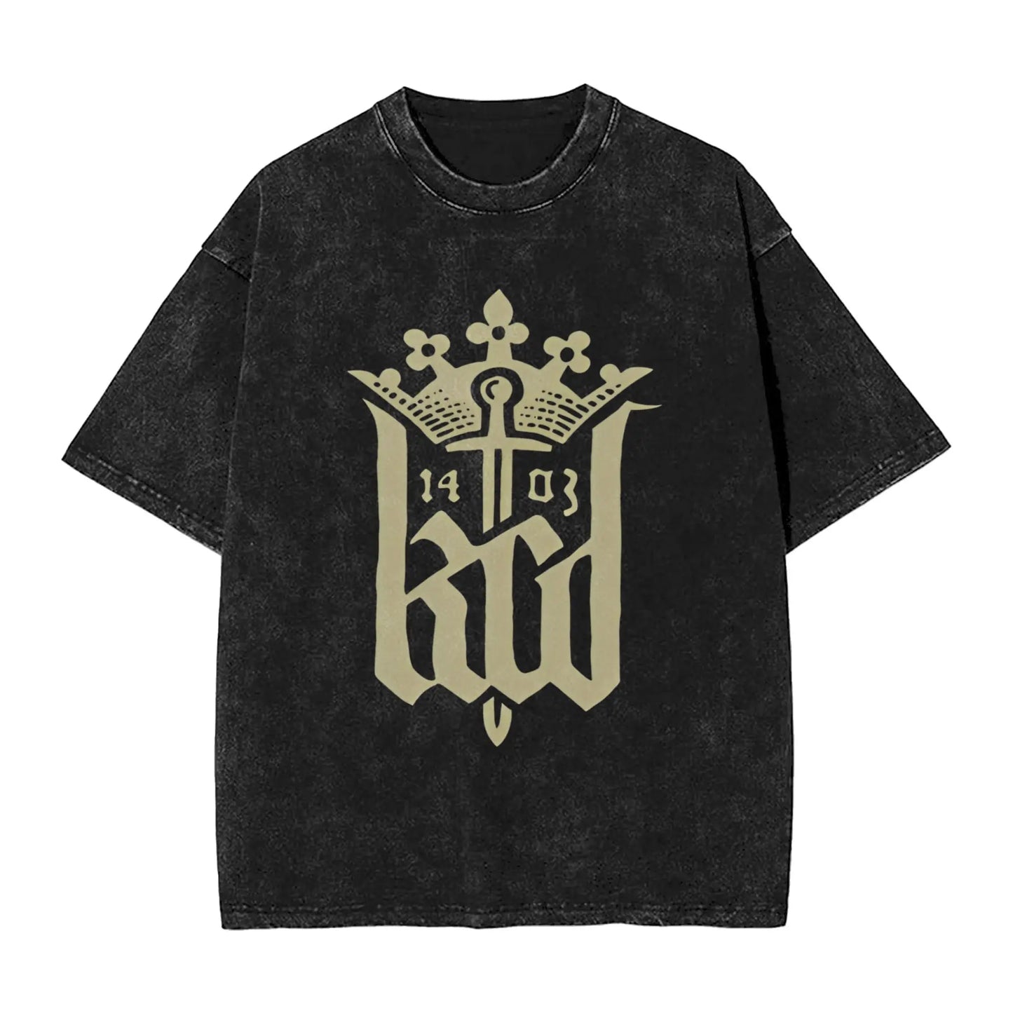 Men's T Shirt Kingdoms Washed T-Shirts Harajuku Come Deliverances Summer Tee Shirt Streetwear Loose Cotton Tops Birthday Gift Peaceful Pleasures Health and Wellness 2 S