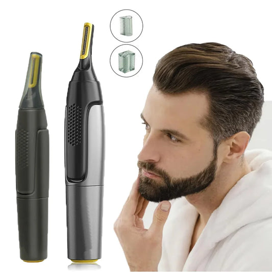 Electric Eyebrow Trimmer Razor Ultra Thin Precision Trimmer Electric Portable Ear Trimmer For Men Nose Hair Shaver Peaceful Pleasures Health and Wellness