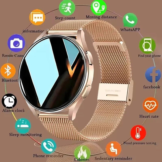 COTAUL Women's Smart Watch | Bluetooth Call & Health Tracker Women's Smartwatch Peaceful Pleasures Health and Wellness
